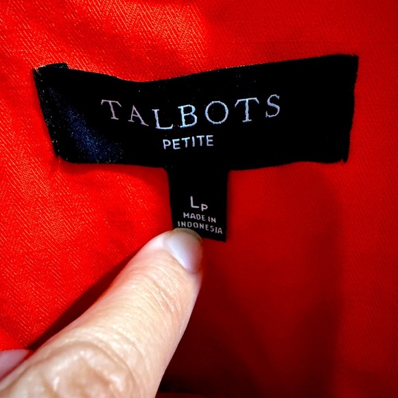Talbots Petite Red Chore Jacket❤️ Lightweight perfect for Fall🍁 - Picture 2 of 8